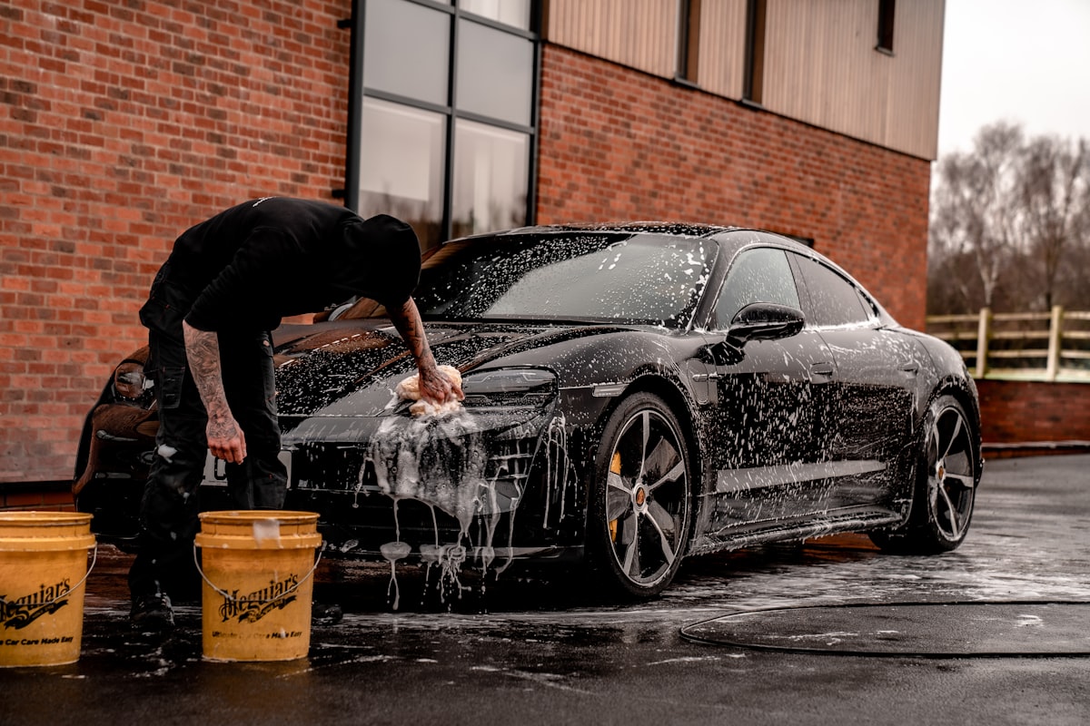 Ceramic coating gloss and water beading on paint